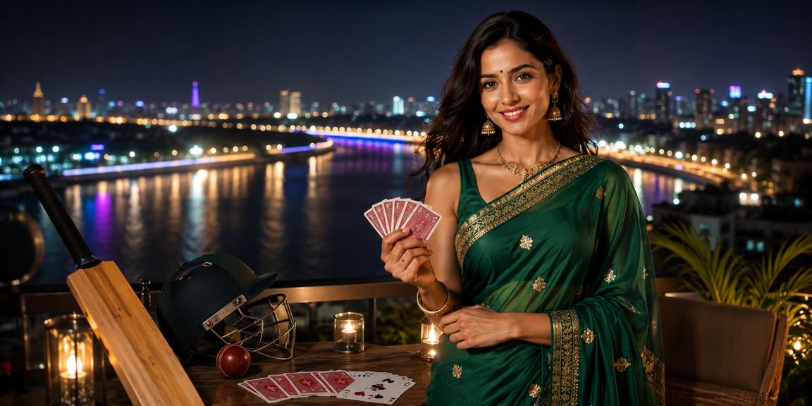 Live casino dealer hosting real-time interactive card games